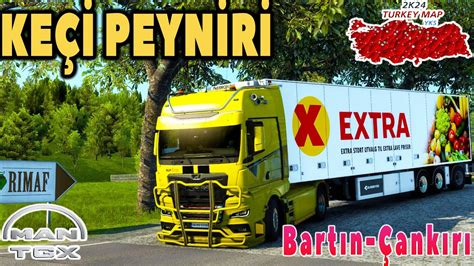 KEÇİ PEYNİRİ TAŞIYORUZ MODİFİYELİ MAN TGX BARTIN ÇANKIRI YOLU