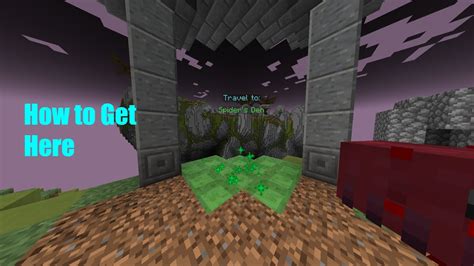 How To Get To The Spiders Den In Hypixel Skyblock Youtube