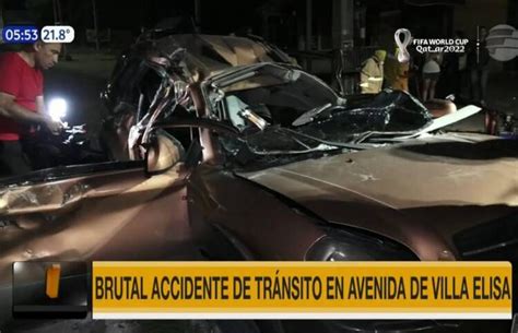 Video Brutal Accidente De Tr Nsito En Villa Elisa