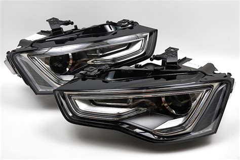 A S Rs Facelift Led Drl Bi Xenon Headlights Front Lamps Pair