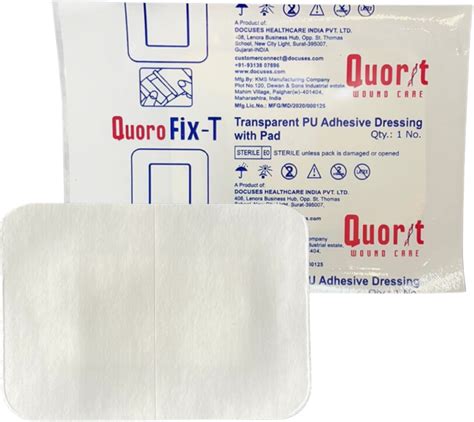 QuoroFix T Transparent PU Quorit Wound Management Solution