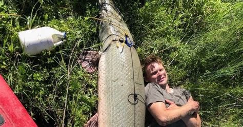 Texas Angler Sets New Record With Pound Alligator Gar