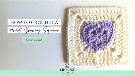 Heart Granny Square Granny Square Crochet Step By Step Crochet