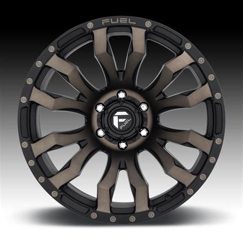 Fuel Blitz D Matte Black Machined Dt Custom Wheels Rims D