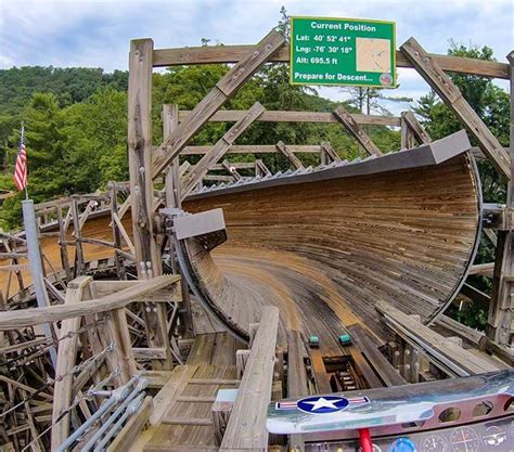 Flying Turns at @Knoebels is one of the most unique roller coasters in the world! There is no ...