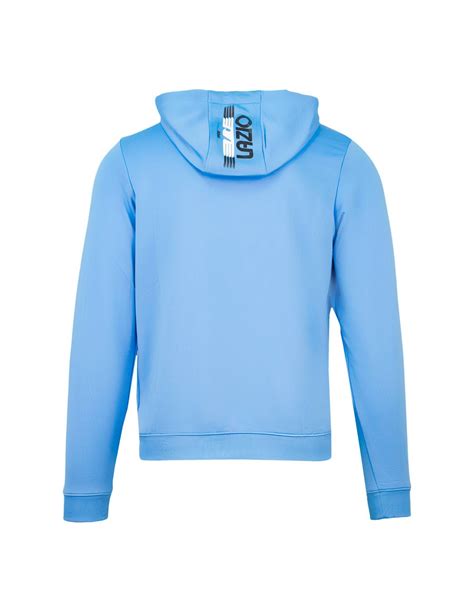 Tuta Fanwear Con Cappuccio Lazio Mizuno Celeste