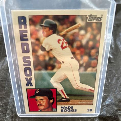 Yahoo Topps Wade Boggs Boston Red Sox No