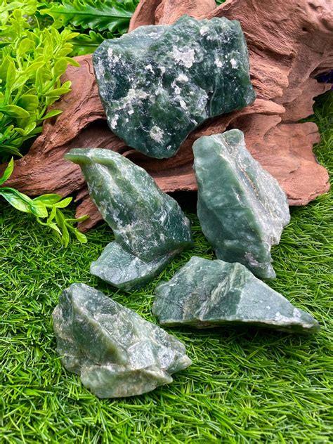 Natural Green Jade Rough Stone Real Beautiful Jade stone | Etsy