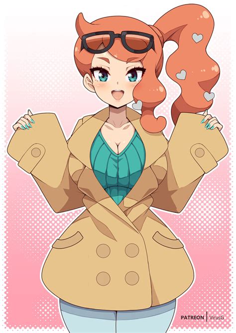 Sonia Pokemon Sword And Shield Fanart By Virus G On Deviantart