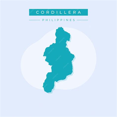 Premium Vector | Vector illustration vector of Cordillera map Philippines