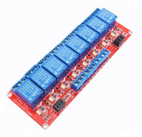 MODUŁ 8x PRZEKAŹNIK 12V 10A Hi Lo AVR ARDUINO E035 Sklep Opinie