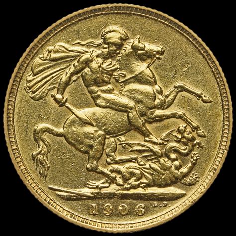 Edward Vii Gold Full Sovereign Sydney Mint