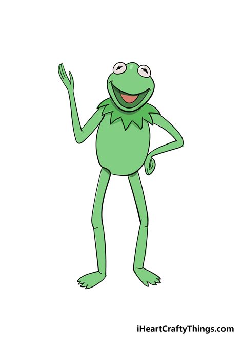 Kermit The Frog Drawing How To Draw Kermit The Frog Step By Step