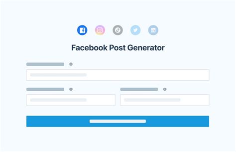 Facebook Post Generator (Free Tool) | Mention