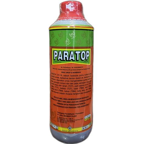 Jual HERBISIDA PARATOP 276 SL 1 LITER RACUN KONTAK GULMA LEBAR RUMPUT