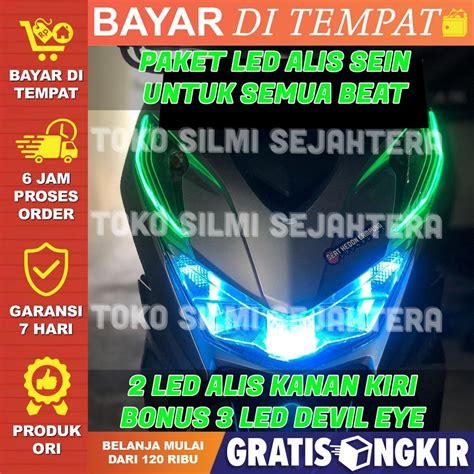 Jual LAMPU ALIS SEIN UNTUK SEMUA BEAT BONUS DEVIL EYE LAMPU ALIS DRL