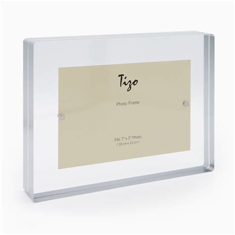 Acrylic Block Photo Frame - Clear, 5x7 | Tabletop | Available in 4x6 - 5x7