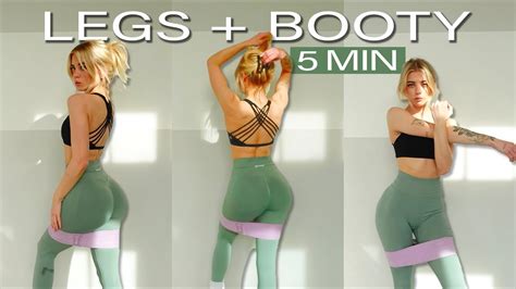 Leg And Booty Workout 5 Minute Workout Youtube