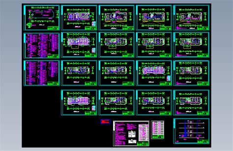 法院办公楼火灾自动报警系统图autocad 2007模型图纸下载 懒石网