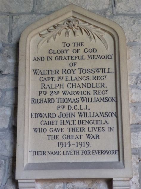 War Memorial Woolstone Church Philip Halling Cc By Sa