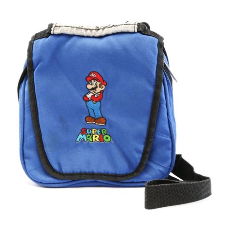 Nintendo Ds Tasche Carry Case Travel Bag Blau Super Mario