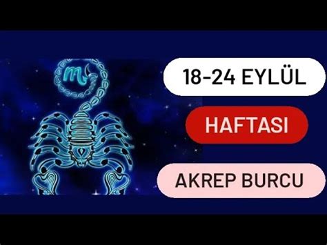 Eyl L Haftas Akrep Burcu Tarota L M Bur Lar Astrology