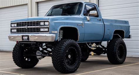 Chevrolet C/K 10 Restomod Has A Monster Truck Flair | Carscoops