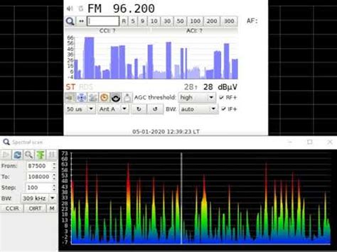 Band scan NXP TEF 6686 - YouTube