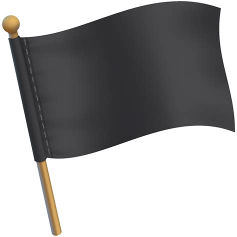 🏴 Black Flag on Twitter Emoji Stickers 13.1