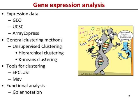 Tutorial 7 Gene expression analysis 1 Gene expression