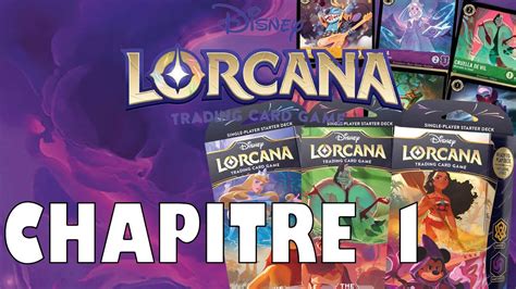 Lorcana Présentation des Decks Starters Chapitre 2 YouTube