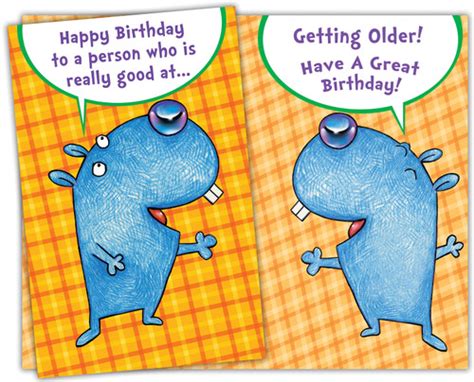 94144 Six Funny Birthday General Greeting Cards With Six Envelopes For ...