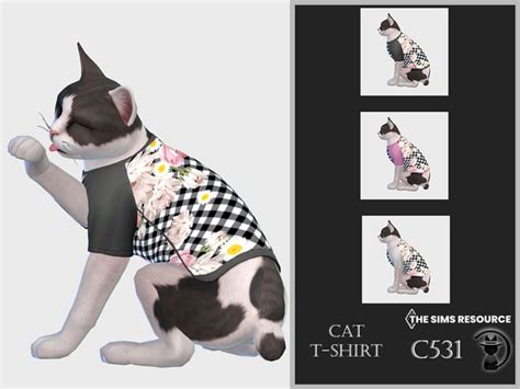 The Sims Resource Cat T Shirt C531