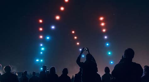 Drone Light Shows Brighten Your Event With The Cyberdrone Company