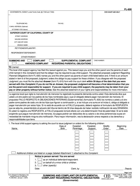 Fillable Online FL 600 Fillable Editable And Saveable California