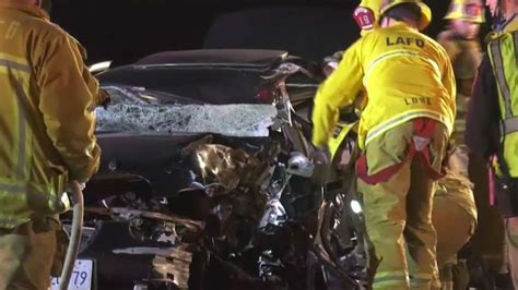 Person Killed During Wrong Way Vehicle Crash On Freeway In West La