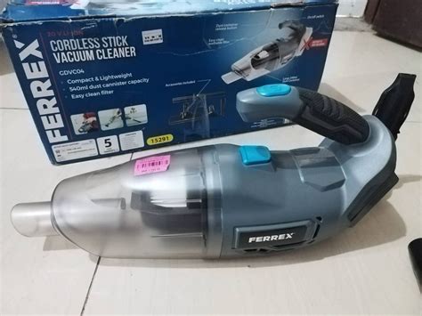 A Ferrex Cordless Stick Vacuum Cleaner Furniture And Home Living Cleaning And Homecare Supplies