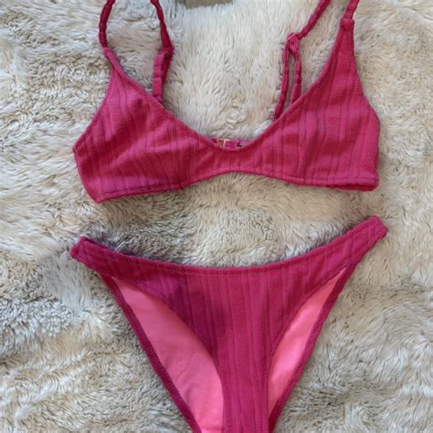 Pink Bikini Set Bikinilove Triangle Set Not Sold Depop