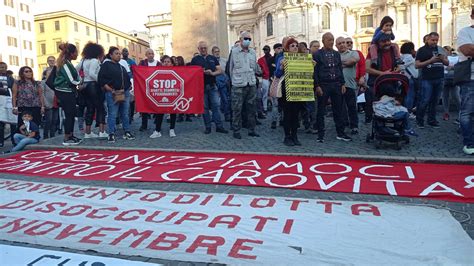 Roma Manifestazione Contro Il Carovita Non Paghiamo Contropiano