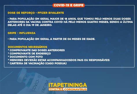 Notícia Itapetininga realiza mutirão de vacinação contra a Covid e