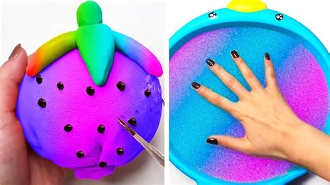 Hours Mega Crunchy Slime Asmr Videos Slime Satisfactorio