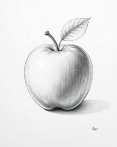How To Draw An Apple With Shading