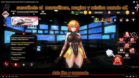 Action Taimanin Patch Notes En Espa Ol Juego En Pc Youtube