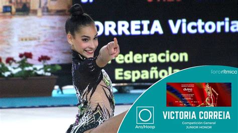 Victoria Correia Aro Campeonato De Espa A Gimnasia Ritmica Youtube