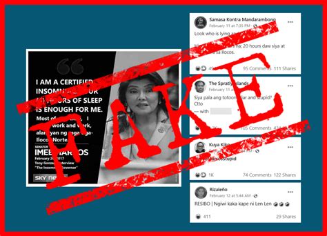 VERA FILES FACT CHECK Imee Marcos DID NOT Say She Is A Certified