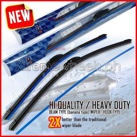 Size Pair Toyota Wigo Wiper Blade Banana Type