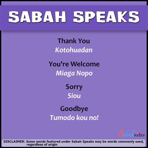 Sabah Speaks Sabahnites Your Ultimate Sabah Guide