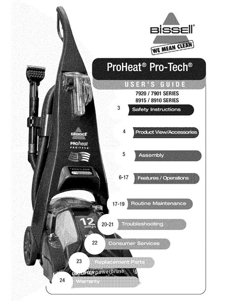 Bissell 8920 User S Guide