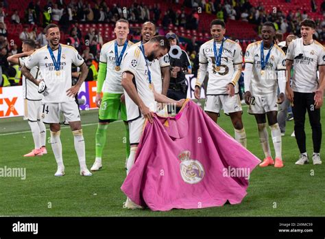 Wembley Stadium London On Saturday 1st June 2024 Nacho Of Real Madrid