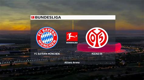 Bayern Munich Vs Mainz Allianz Arena 2020 21 Bundesliga PES 2021